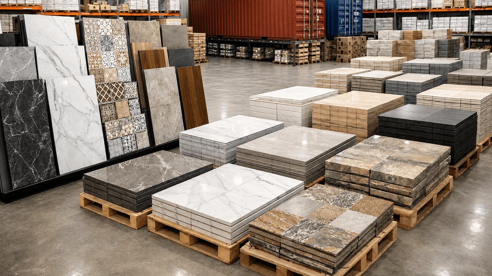 Polished vitrified tiles